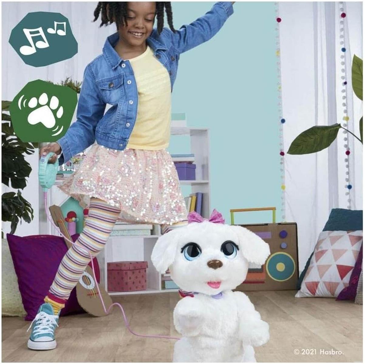 FurReal Hasbro GoGo, tanzendes Hündchen, interaktiv, 50+ Geräusche u. Reaktionen