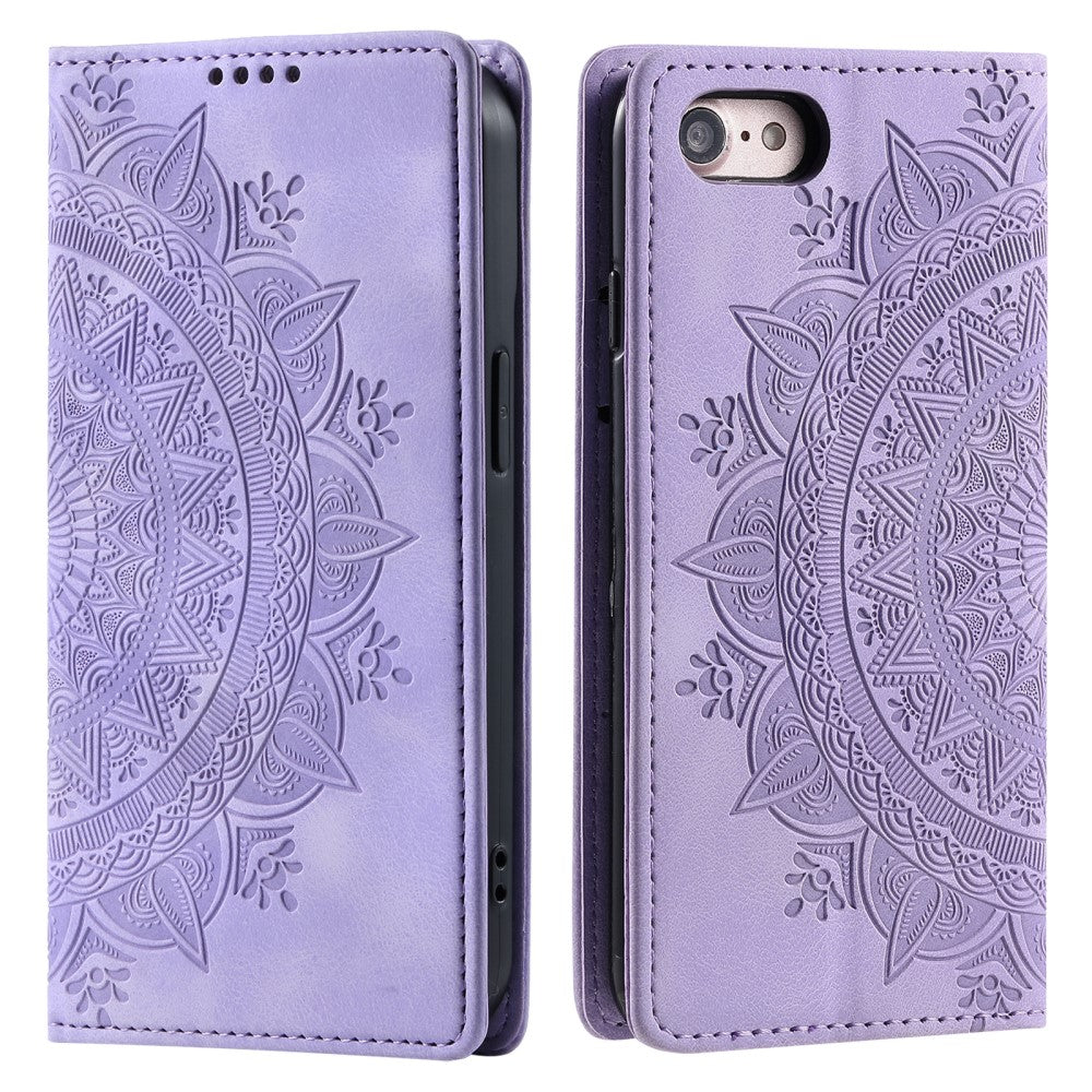 Hülle für Apple iPhone 16e Handyhülle Flip Case Cover Tasche Etui Mandala Lila