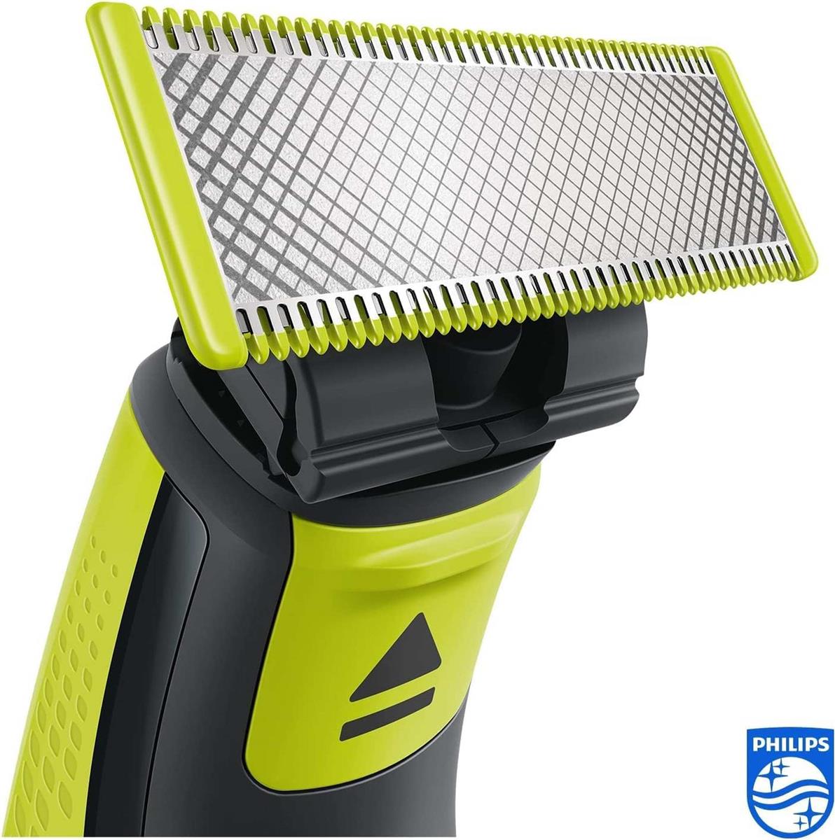 Philips OneBlade Original-Ersatzklingen mit Körper-Kit, 2er-Pack, QP620/50
