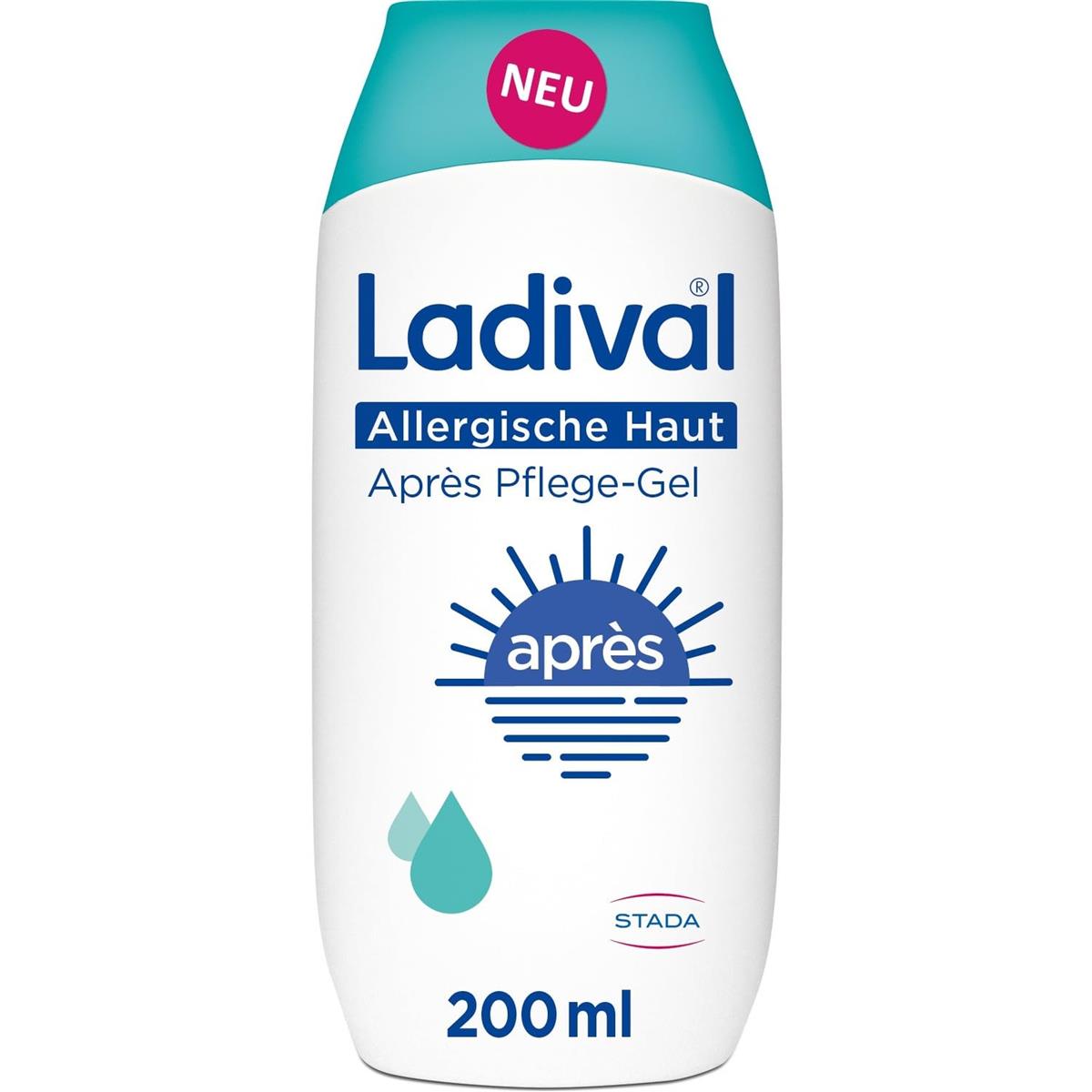 Ladival Après Pflege Gel für allergische Haut - Sonnencreme kühlend und feuchtigkeitsspendend 200ml