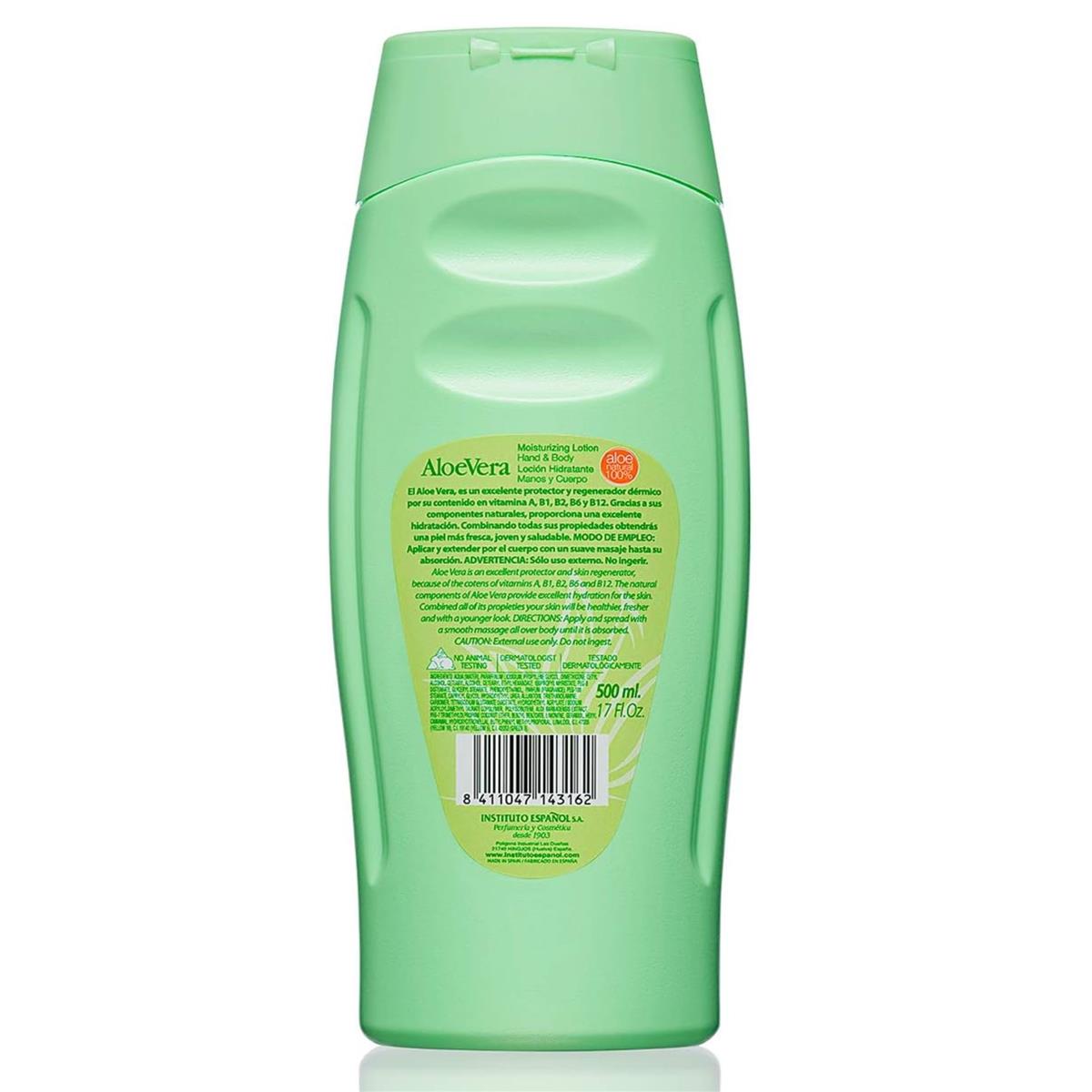 Instituto Español Loción Hidratante con Aloe Vera - 500 ml