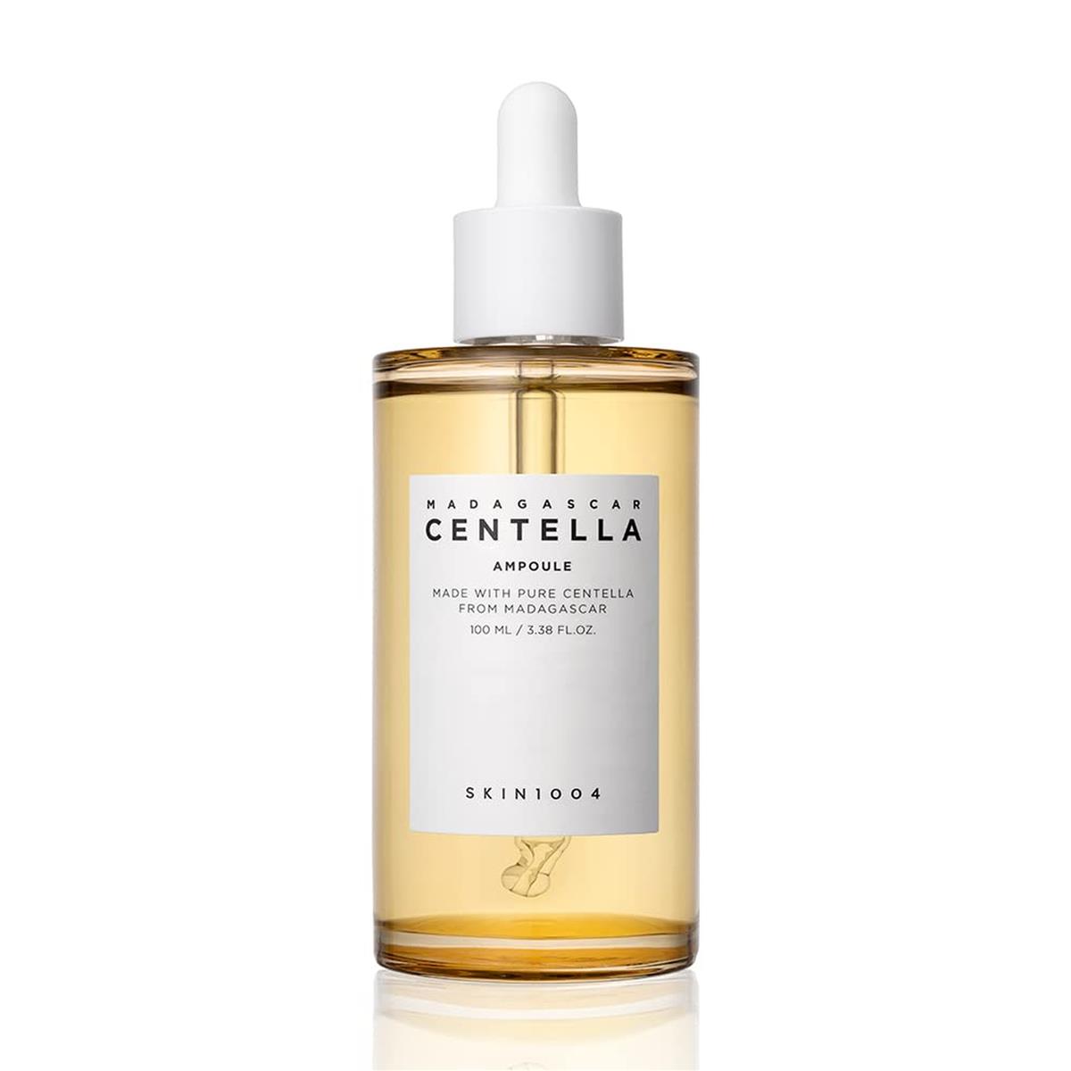 Skin1004, Centella Asiatica del Madagaskar 100 Ampullen (ml) / Gesichtsserum / 100% Centella Asiatica Extrakt/Beruhigende Haut für empfindliche und zu Akne neigende Haut