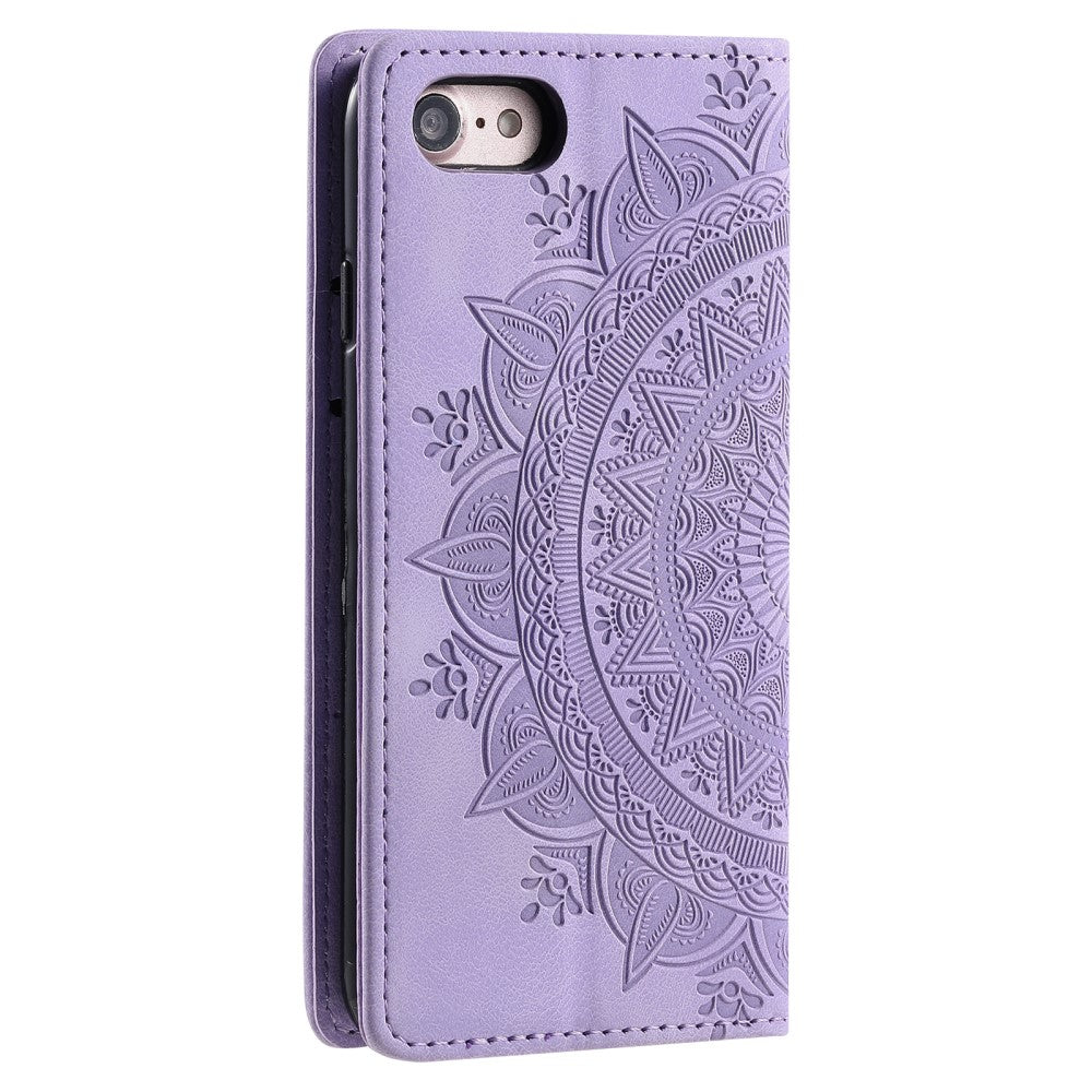 Hülle für Apple iPhone 16e Handyhülle Flip Case Cover Tasche Etui Mandala Lila