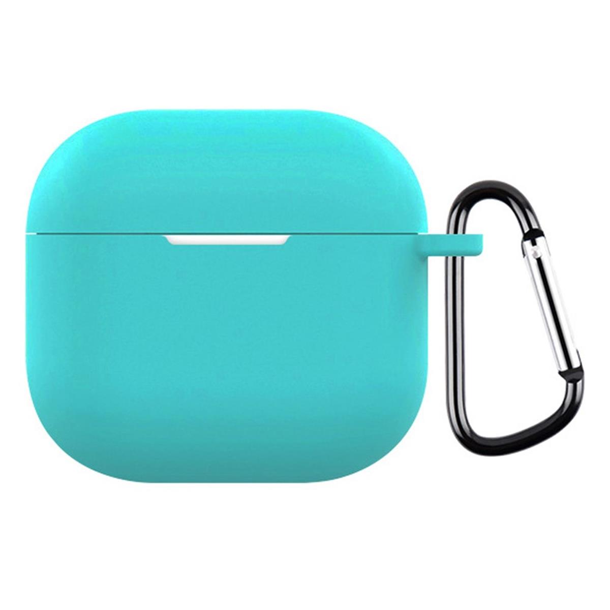 Hülle für Apple AirPods 4 Silikon Case Cover Etui Bumper Tasche Schutzhülle Grün