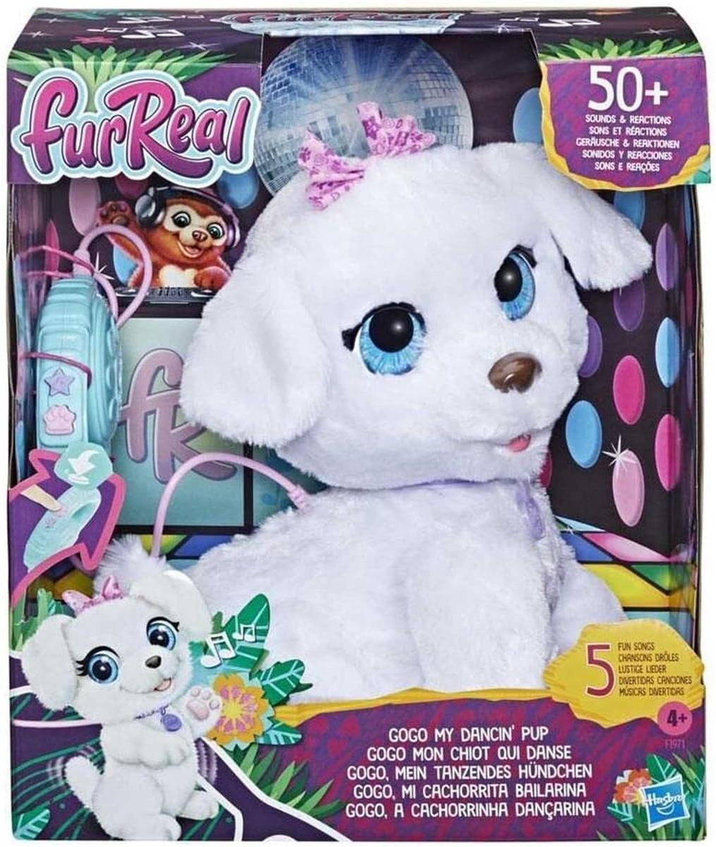 FurReal Hasbro GoGo, tanzendes Hündchen, interaktiv, 50+ Geräusche u. Reaktionen