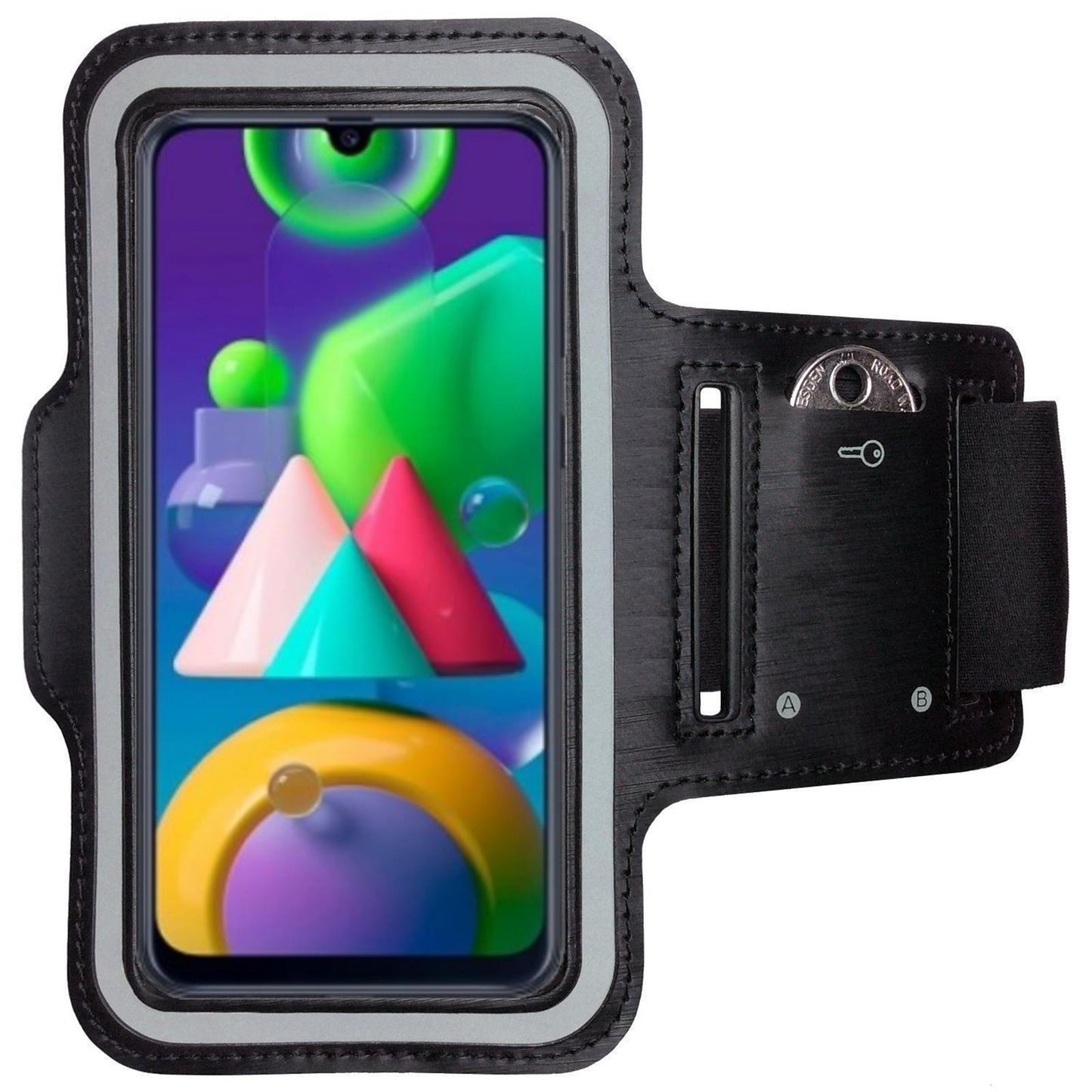 Armband für Samsung Galaxy M21 Sportarmband Handy Tasche Fitness Jogging Handyhülle