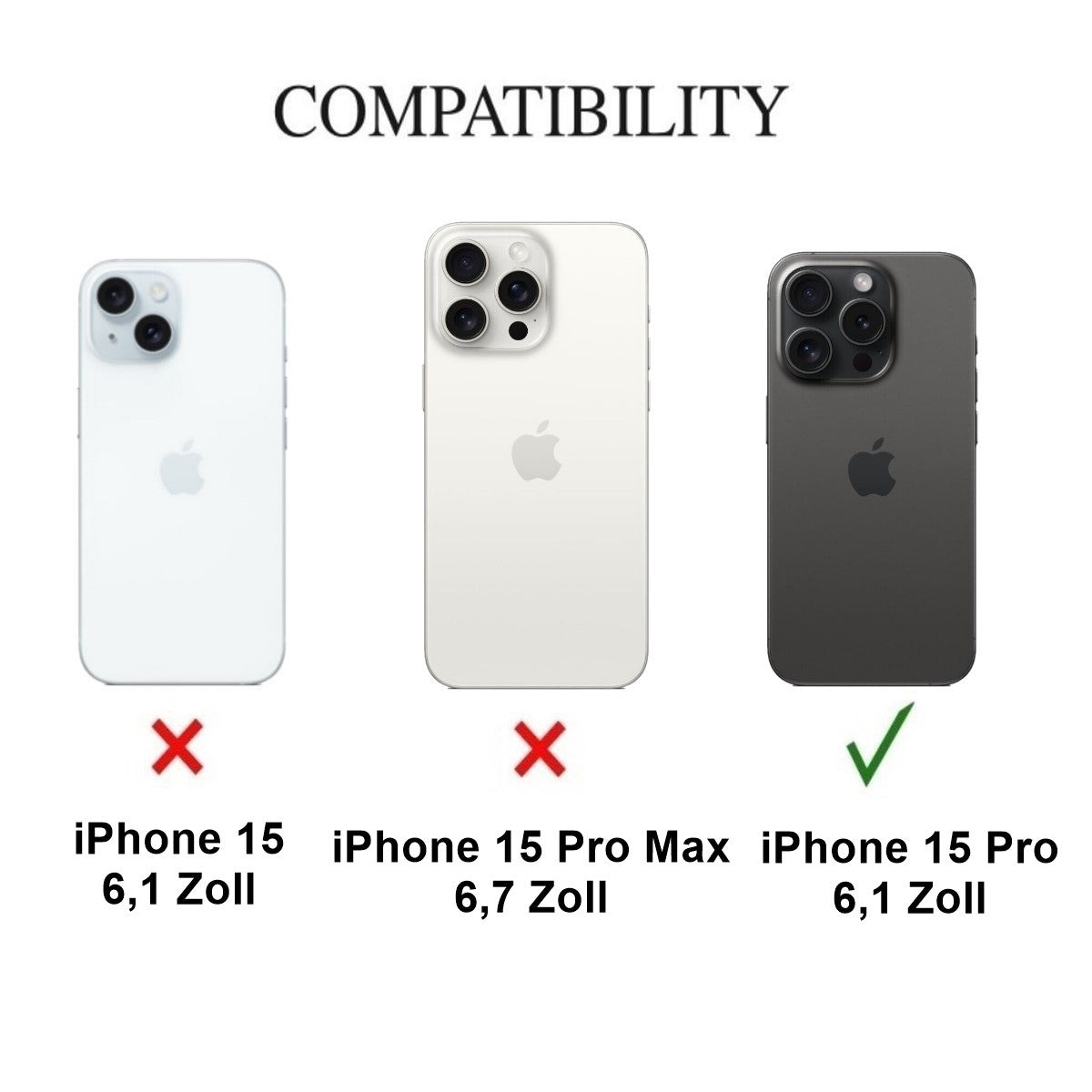 Coque pour Apple iPhone 15 Pro coque de protection silicone transparente - CoverKingz