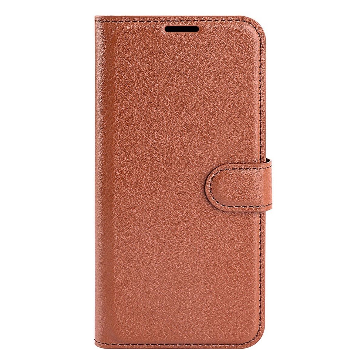 Hülle für Honor X7 Handyhülle Flip Case Schutzhülle Cover Tasche Handy Braun