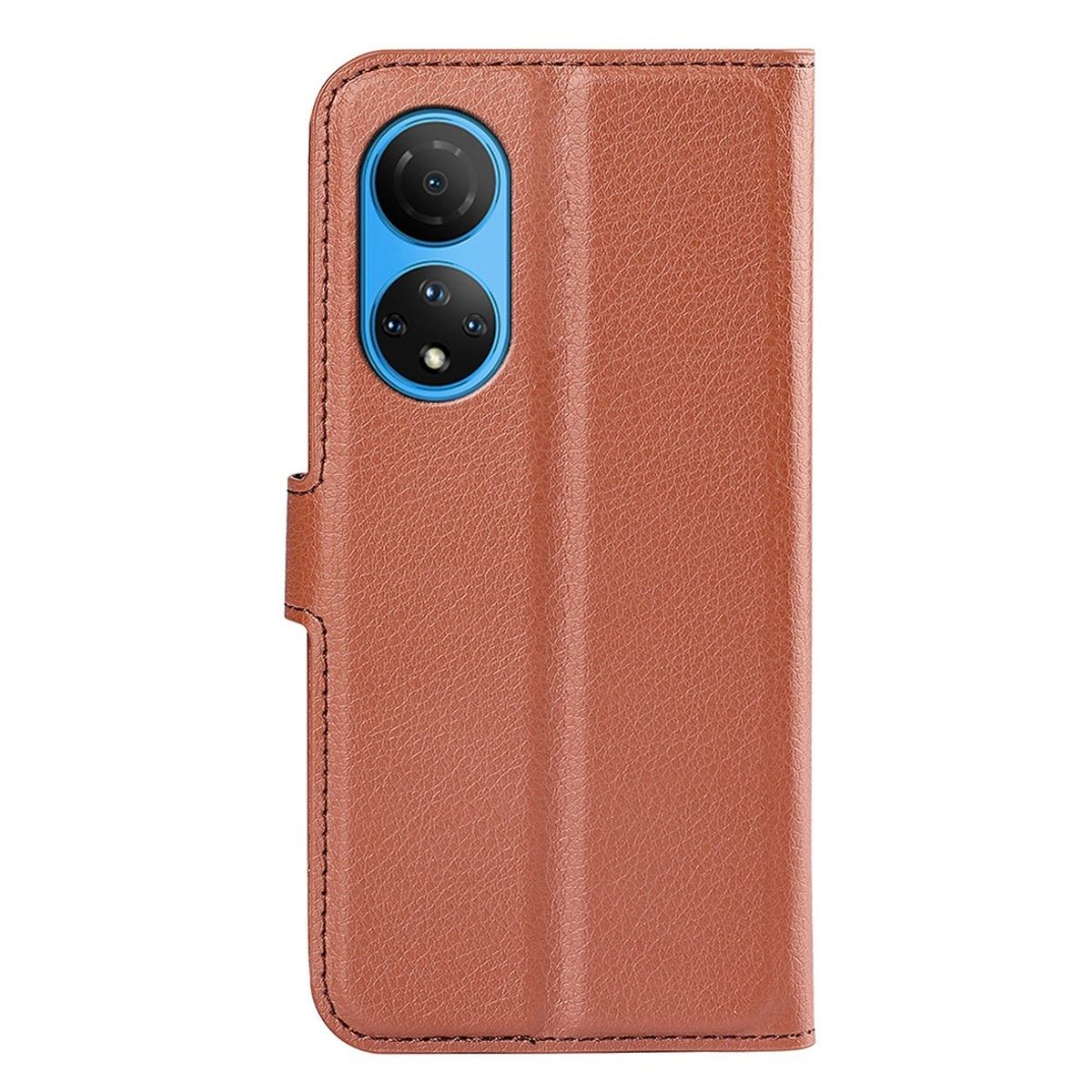 Hülle für Honor X7 Handyhülle Flip Case Schutzhülle Cover Tasche Handy Braun