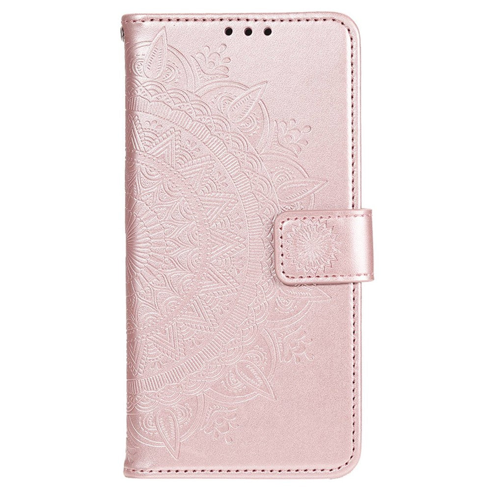 Hülle für Nokia G21/G11 Handyhülle Flip Case Cover Schutzhülle Mandala Rosegold