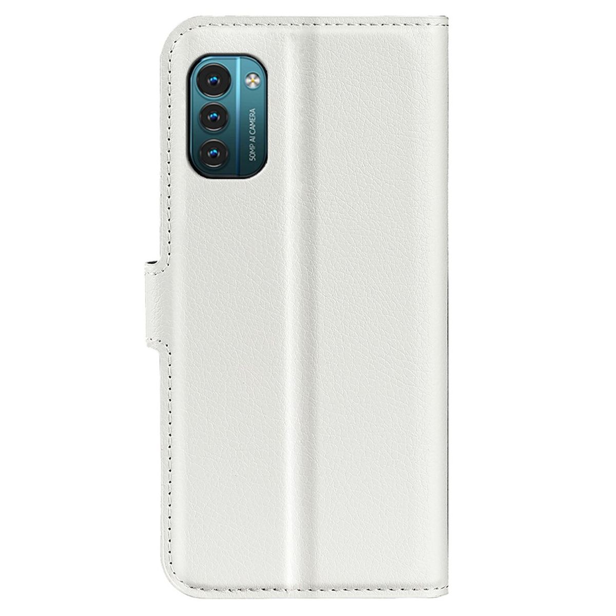 Hülle für Nokia G21/G11 Handyhülle Flip Case Schutzhülle Cover Tasche Etui Weiß