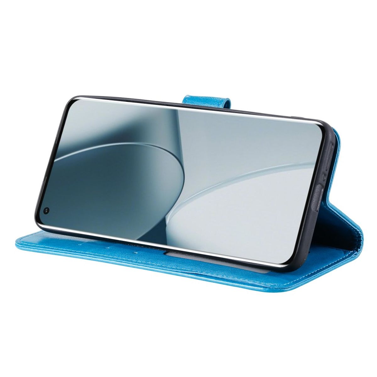 Hülle für OnePlus 10 Pro 5G Handyhülle Flip Case Cover Etui Mandala Blau