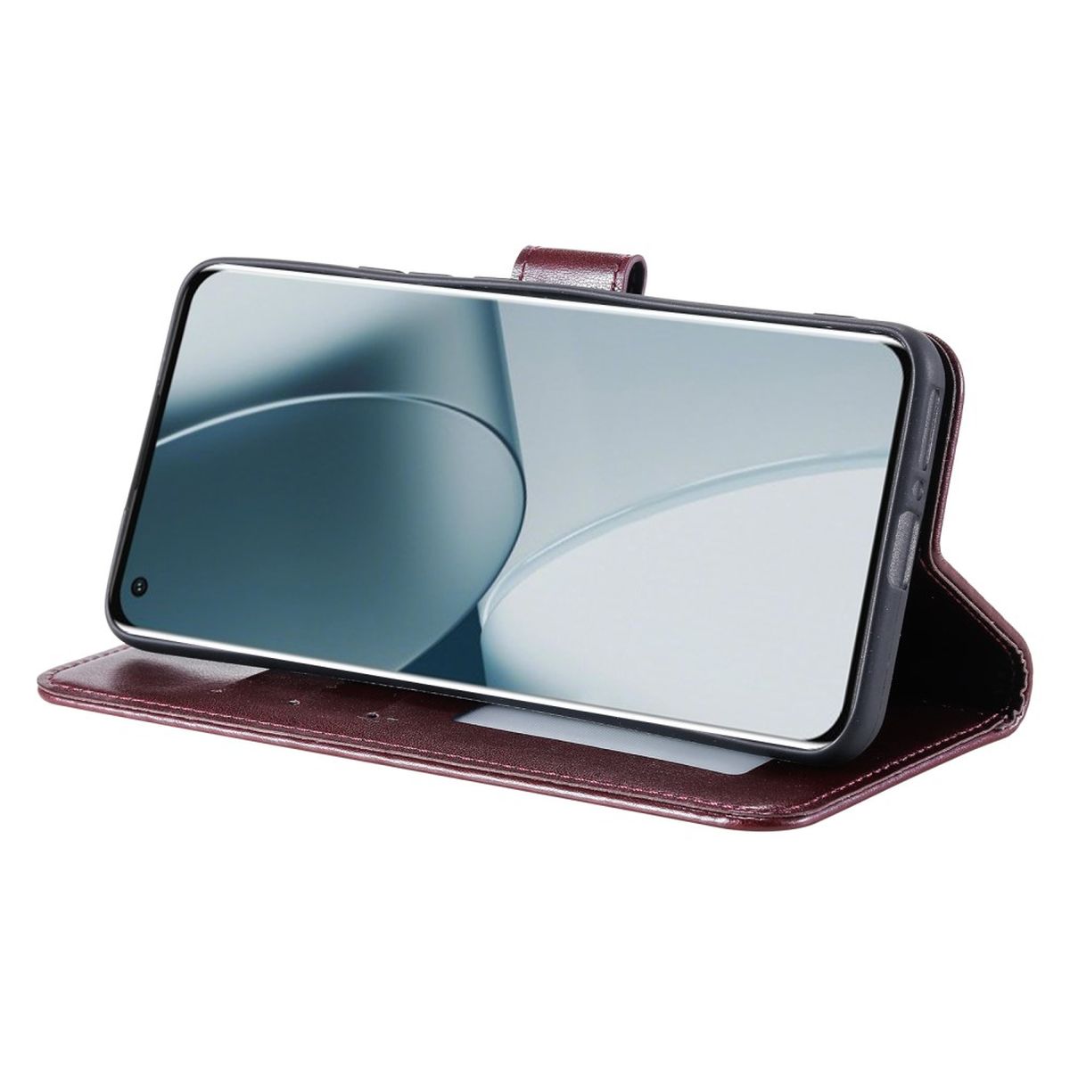 Hülle für OnePlus 10 Pro 5G Handyhülle Flip Case Cover Etui Mandala Braun