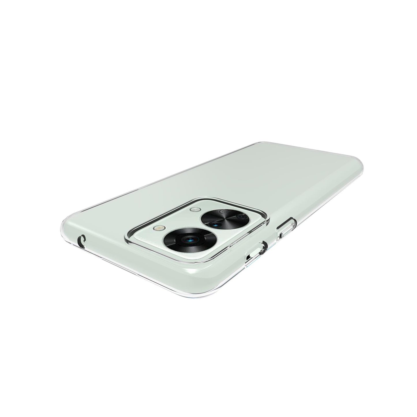 Hülle für OnePlus Nord 2T 5G Handyhülle Silikon Cover Case Bumper klar