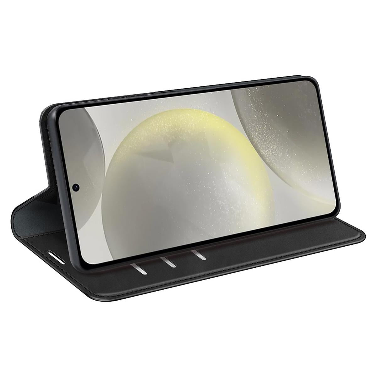 Hülle für Samsung Galaxy S24 FE Handyhülle Flip Case Cover Schutz Tasche Schwarz