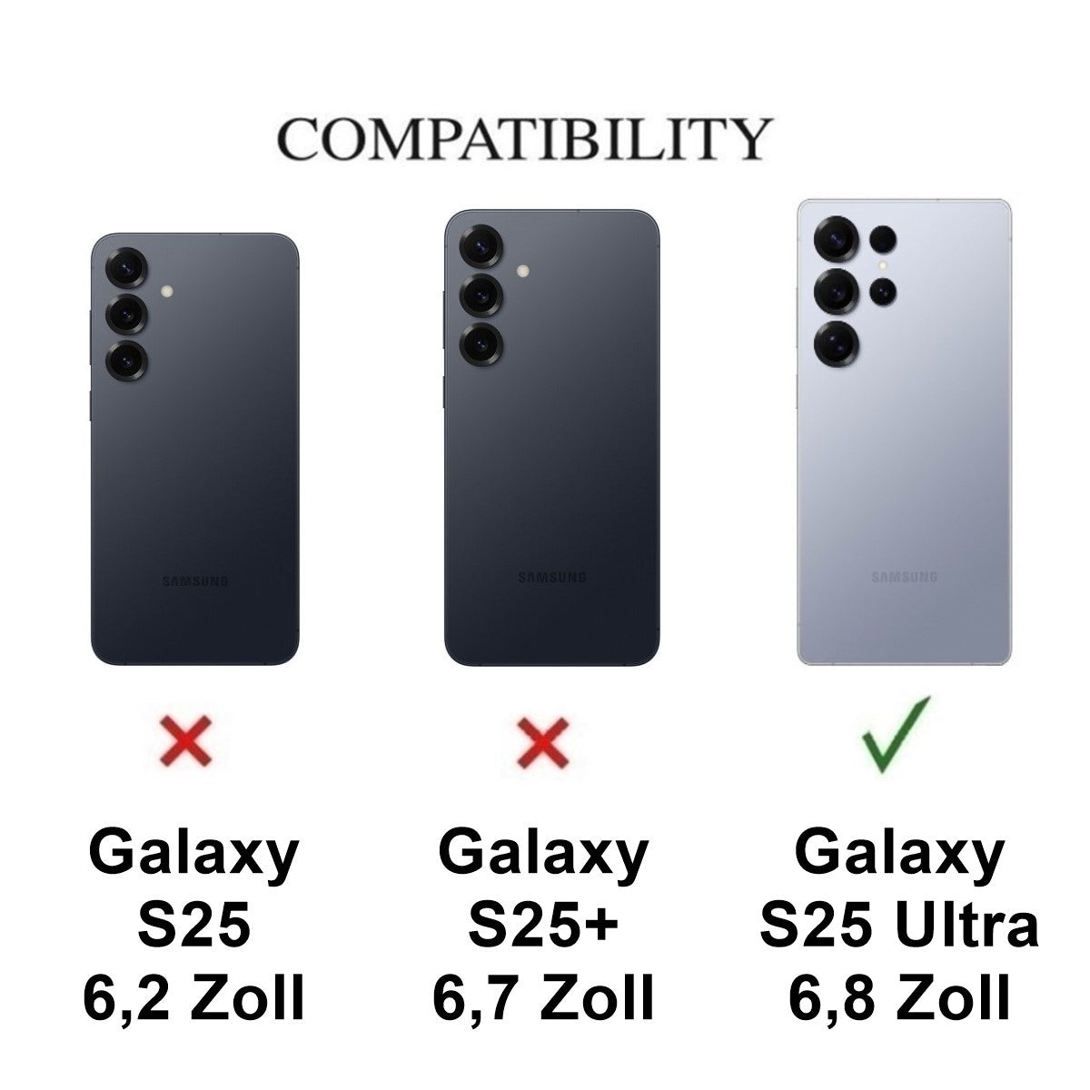 Hülle für Samsung Galaxy S25 Ultra Handyhülle Flip Case Cover Tasche Mandala Lila