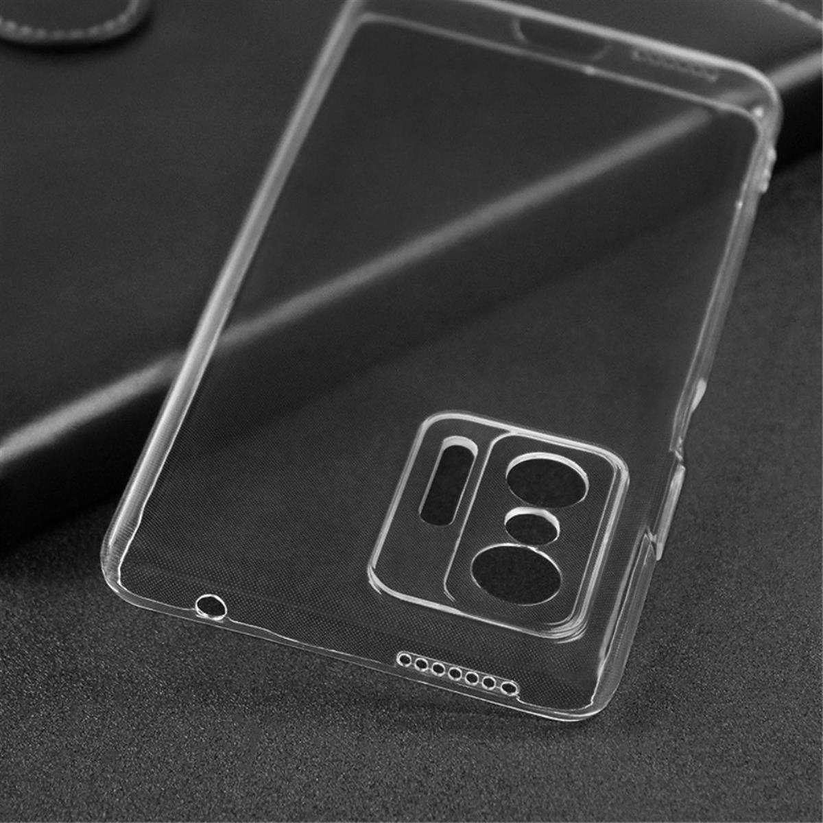Hülle für Xiaomi 11T / 11T Pro Handyhülle Silikon Cover Case Bumper Etui klar