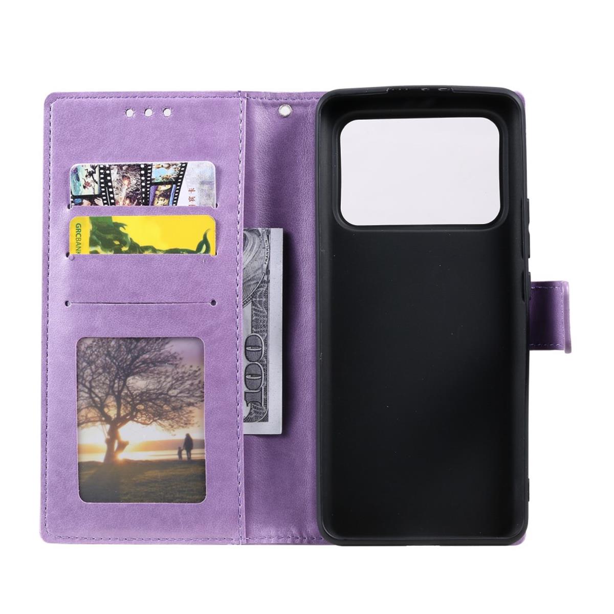 Hülle für Xiaomi Mi 11 Ultra Handyhülle Flip Case Cover Schutzhülle Mandala Lila