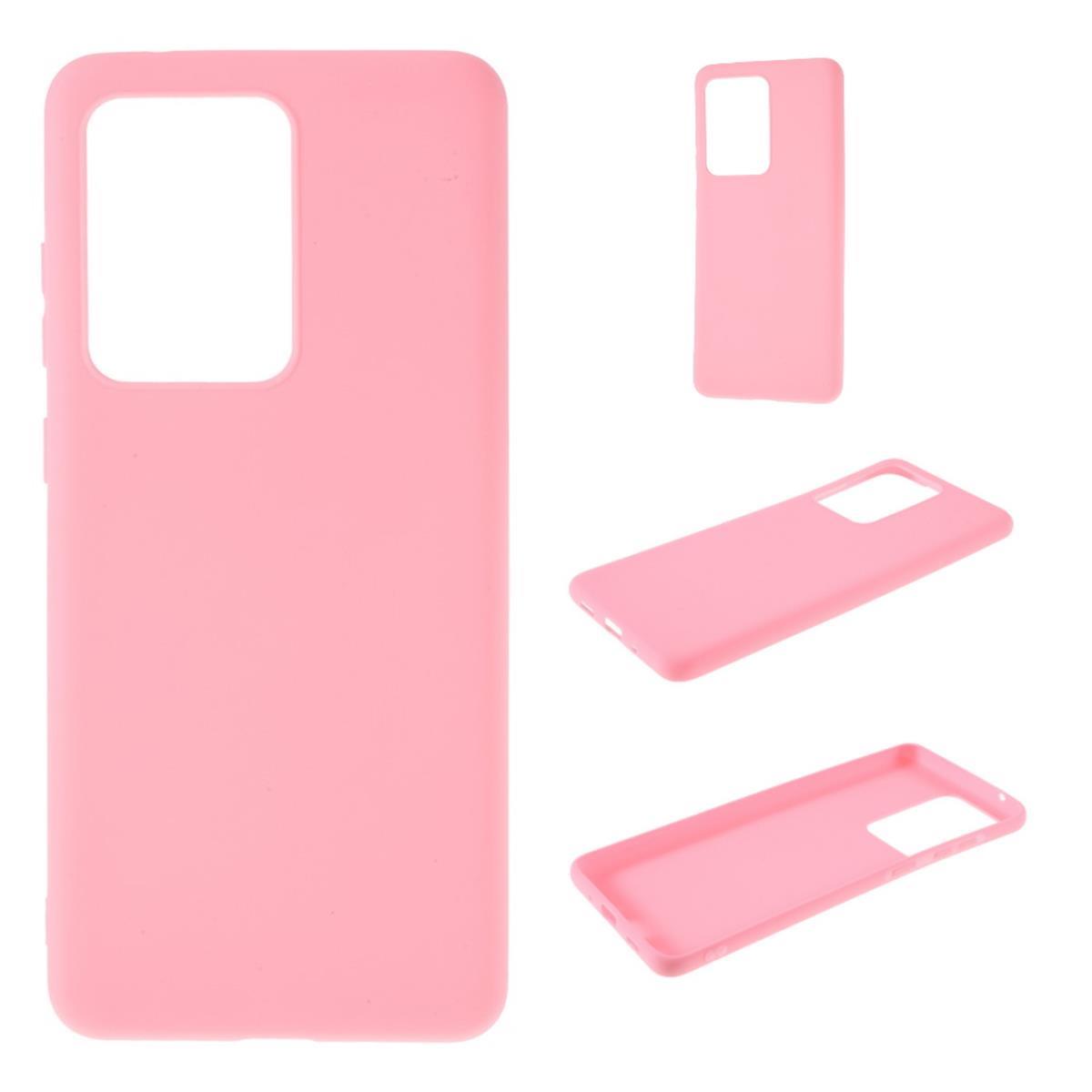 Hülle für Xiaomi Redmi 10/10 Prime Handyhülle Silikon Case Cover Etui Matt Rosa