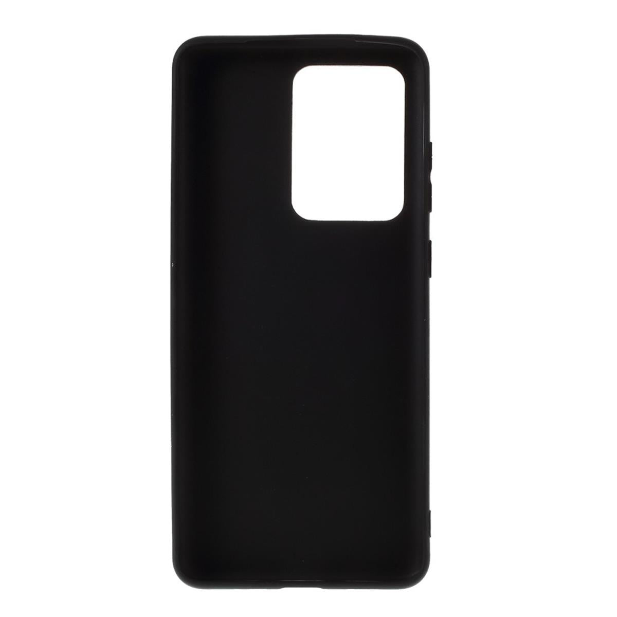 Hülle für Xiaomi Redmi 10/10 Prime Handyhülle Silikon Case Cover Matt Schwarz