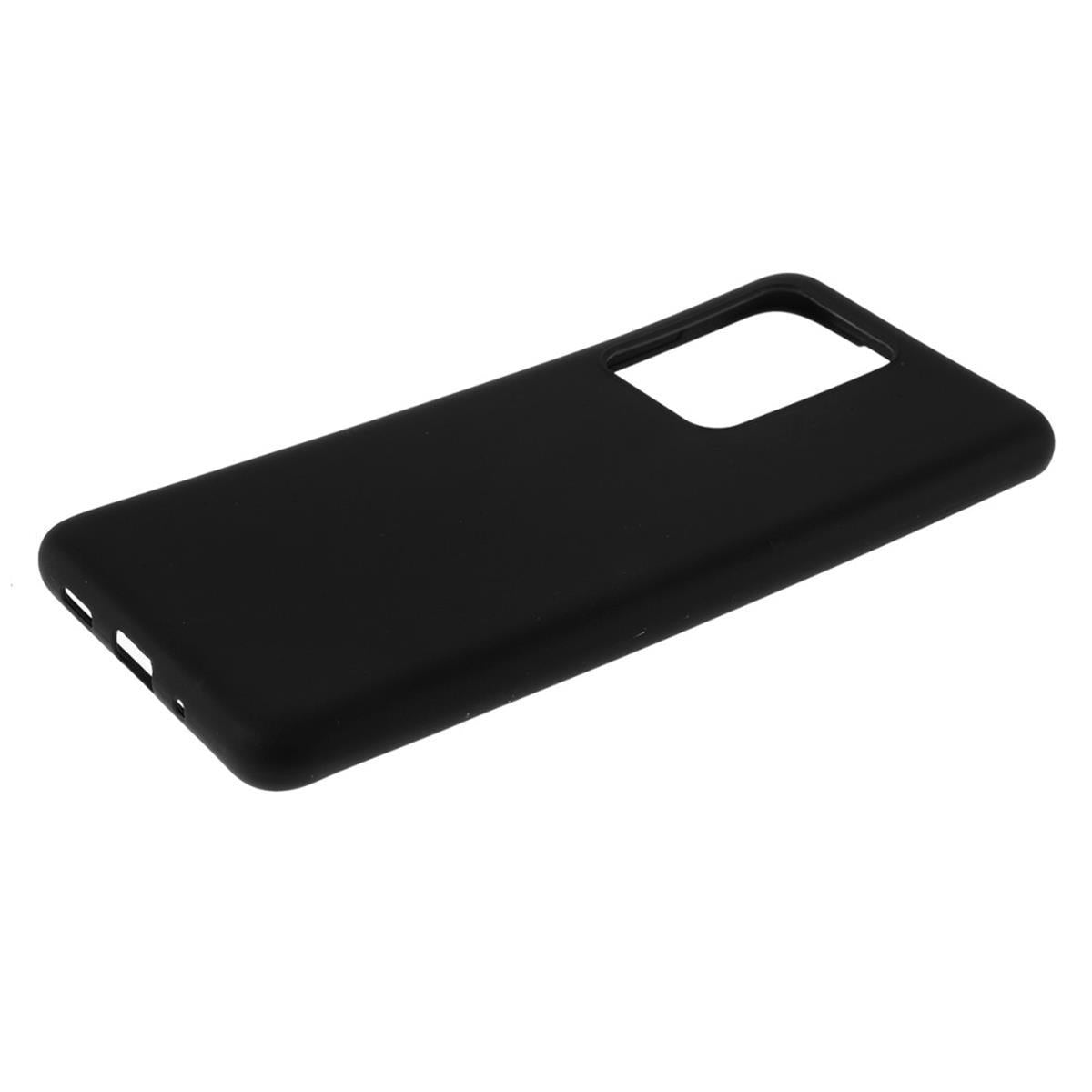 Hülle für Xiaomi Redmi 10/10 Prime Handyhülle Silikon Case Cover Matt Schwarz