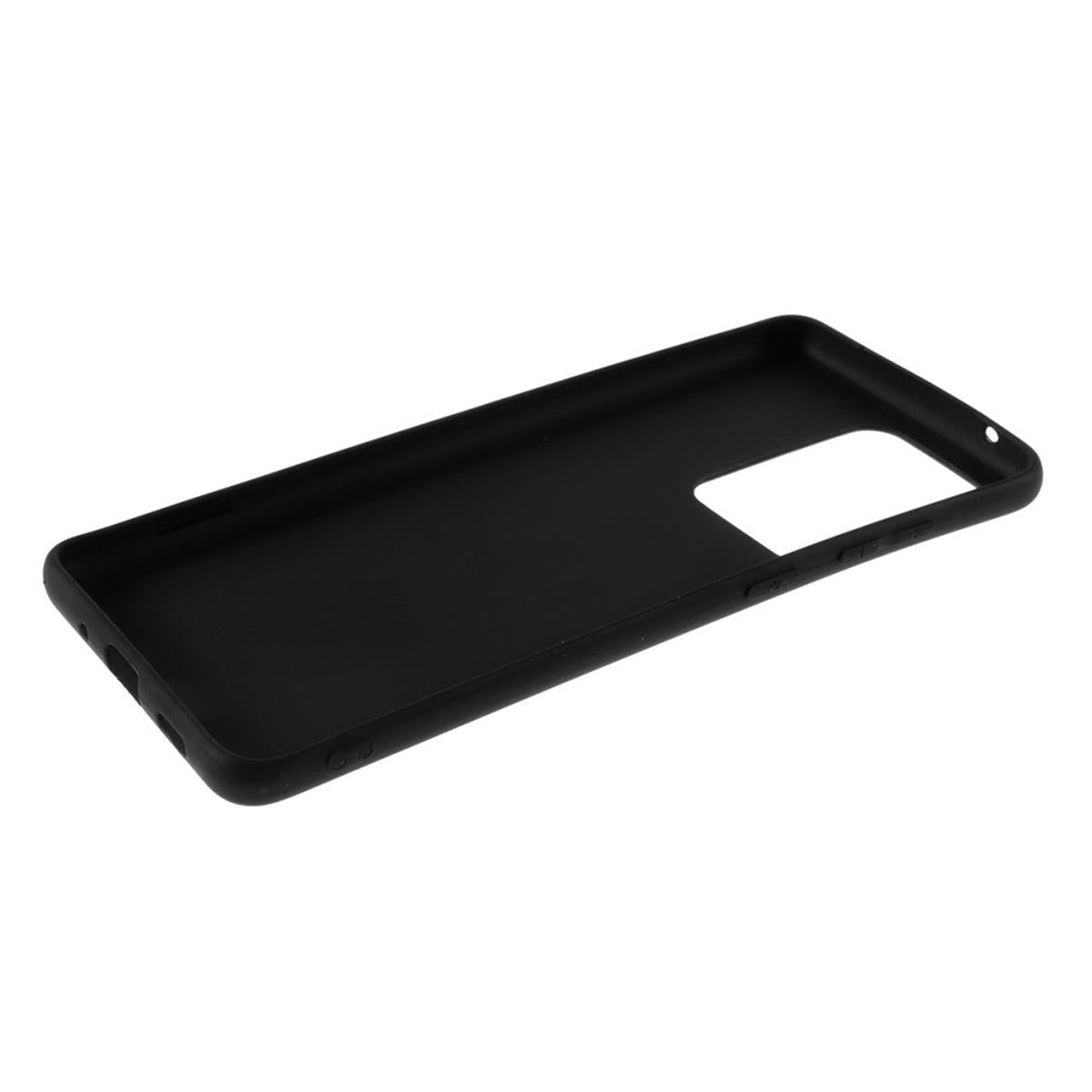 Hülle für Xiaomi Redmi 10/10 Prime Handyhülle Silikon Case Cover Matt Schwarz