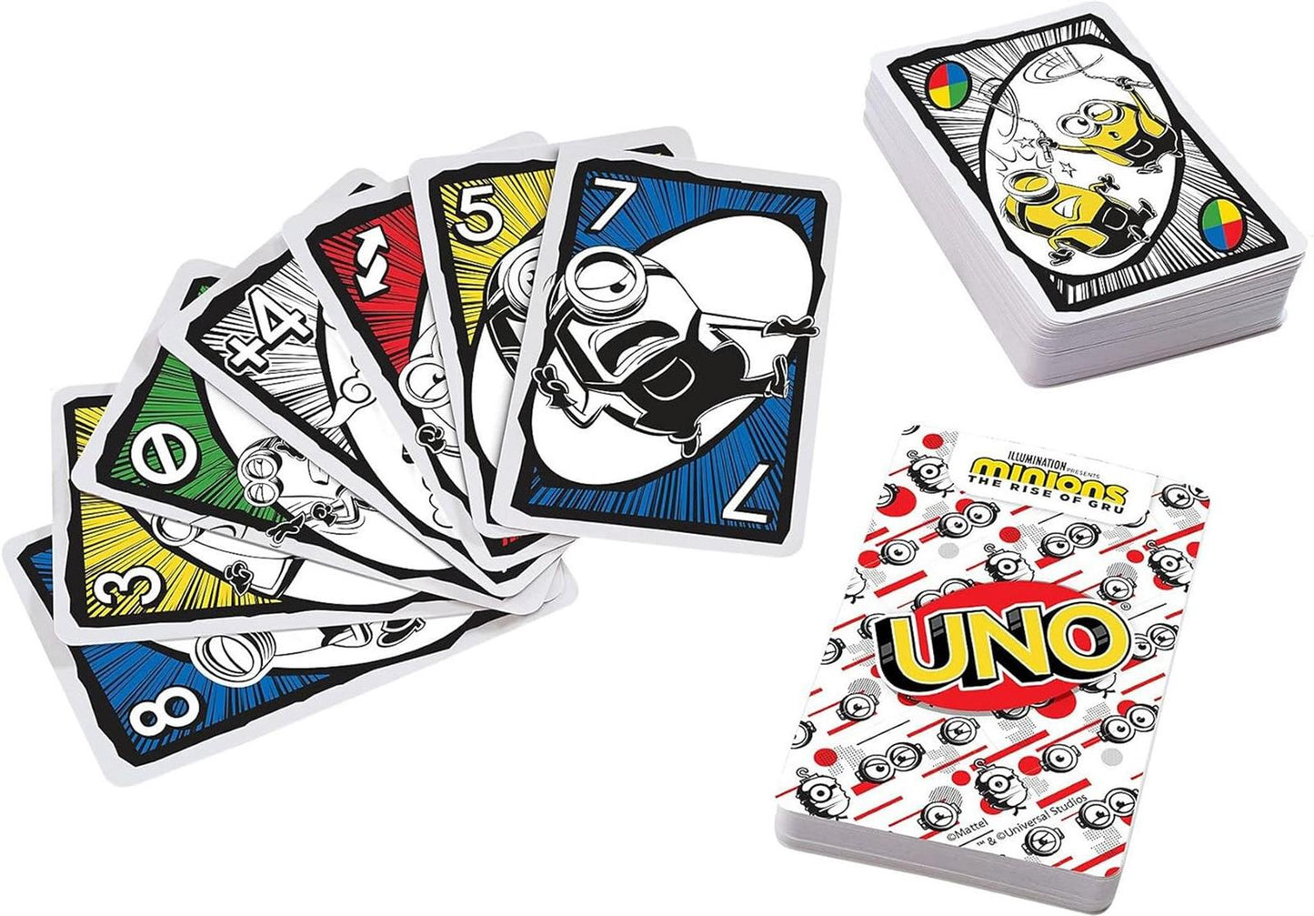 Mattel Games UNO Edition Minions 2 Kartenspiel für Kinder und Familien 112 Karten