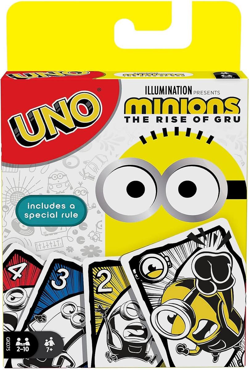 Mattel Games UNO Edition Minions 2 Kartenspiel für Kinder und Familien 112 Karten