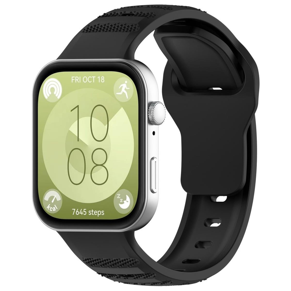 Sportarmband für Huawei Watch Fit 3 Verstellbar Silikon Band 24mm