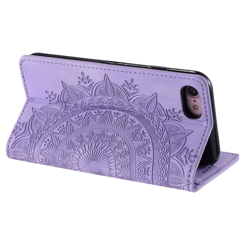 Hülle für Apple iPhone 16e Handyhülle Flip Case Cover Tasche Etui Mandala Lila