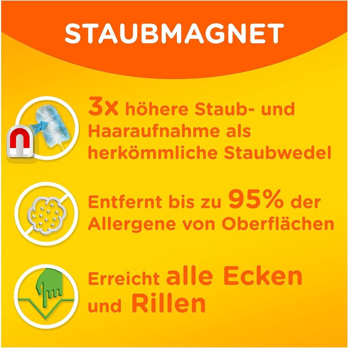 Swiffer Staubmagnet XXL Kit Mit 1 Griff Und 2 Nachfüllpackungen