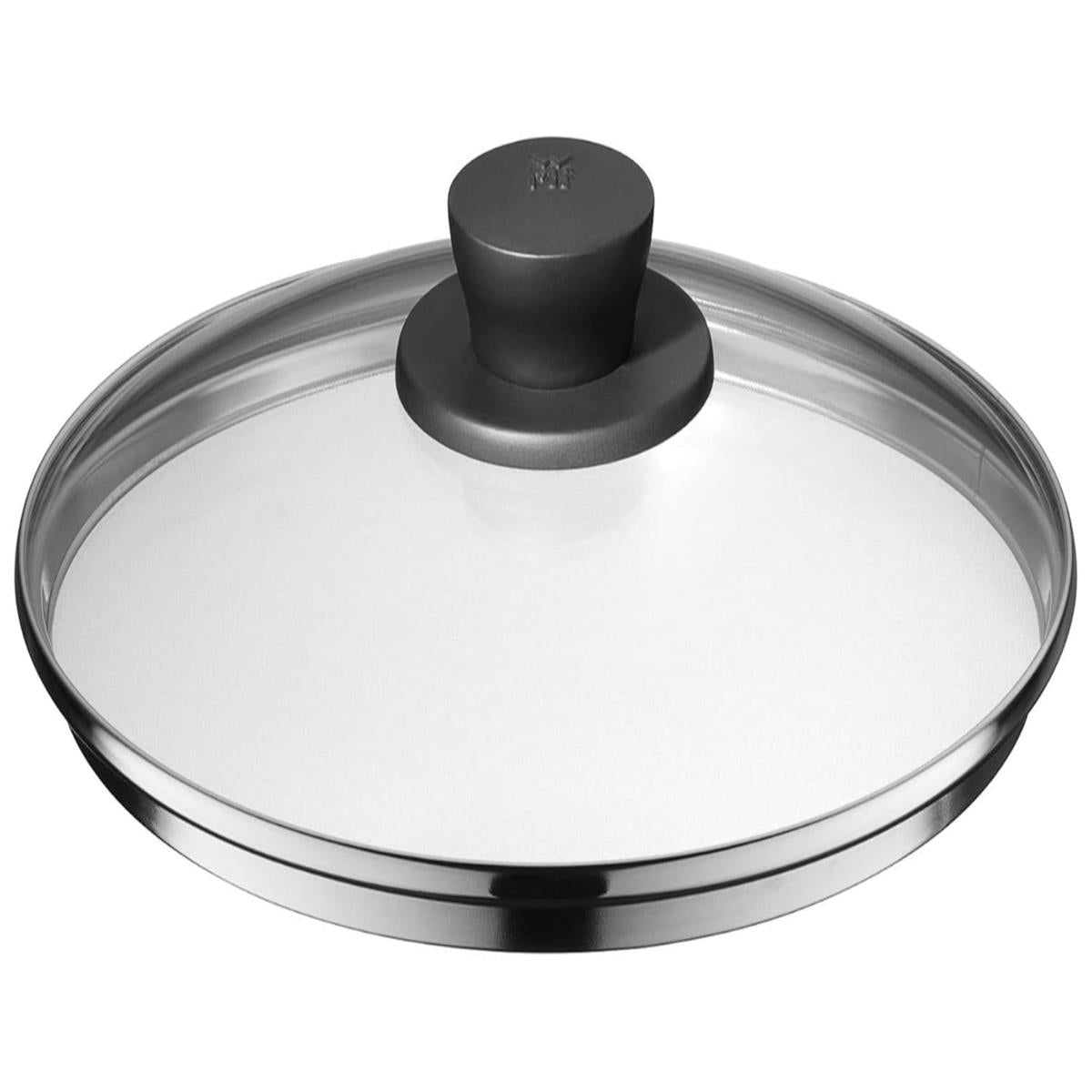 WMF Pfannen- Topfdeckel 24 cm, Glasdeckel mit Kunststoffknauf, Deckel für Töpfe & Pfannen, hitzebeständiges Glas, spülmaschinengeeignet