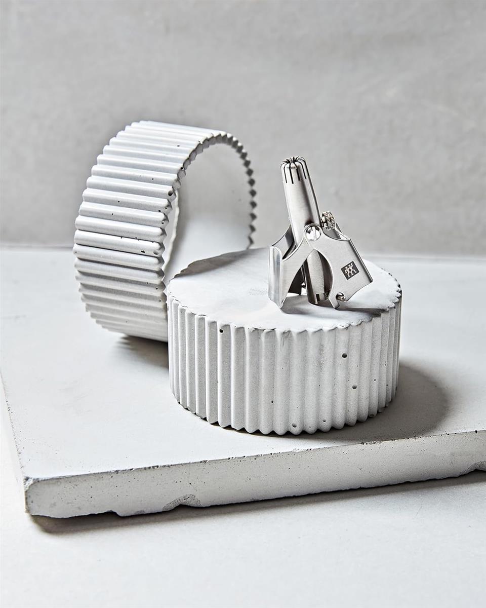 ZWILLING Nasen und Ohrenhaartrimmer (Sichere Haarentfernung, innenliegende Schneiden, Inklusive Reinigungspinsel), Premium, Silber, 50 mm