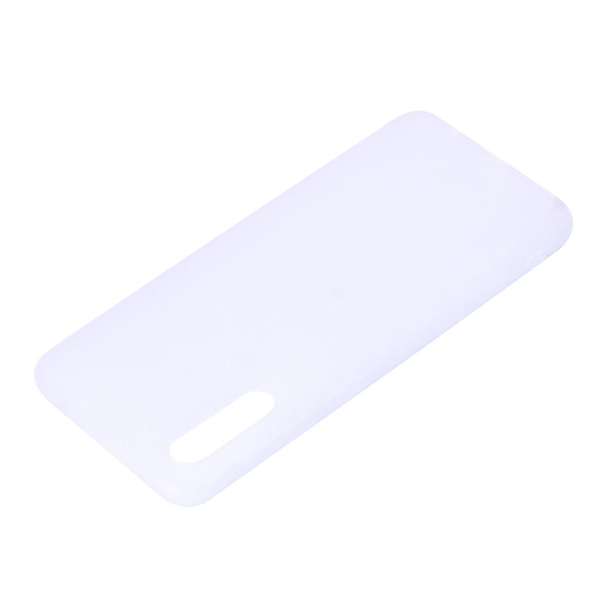 Hülle für Samsung Galaxy A50/A30s Handyhülle Silikon Case Cover Handytasche matt weiß