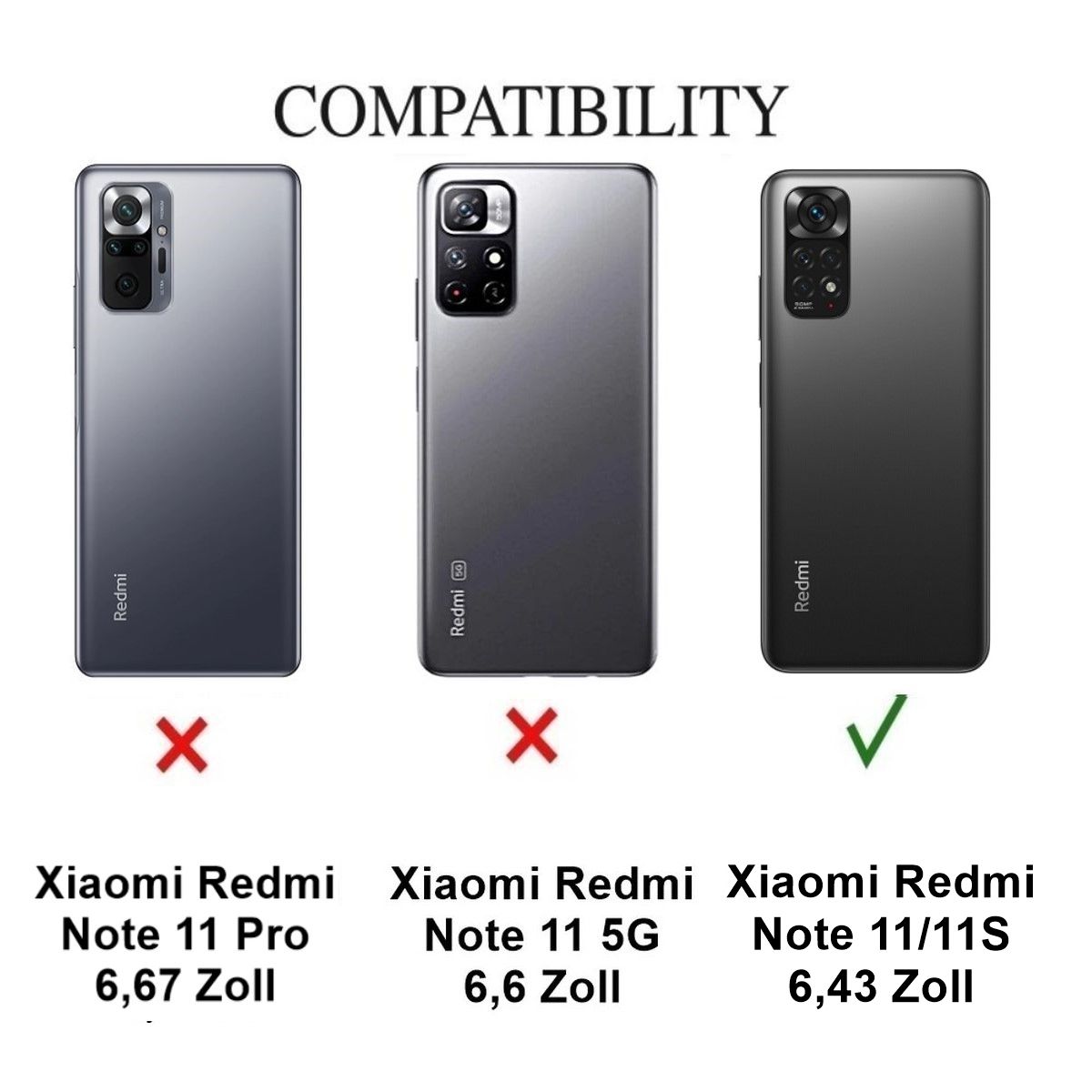 Hülle für Xiaomi Redmi Note 11/11S 4G/Poco M4 Pro Handy Flip Cover Mandala Braun