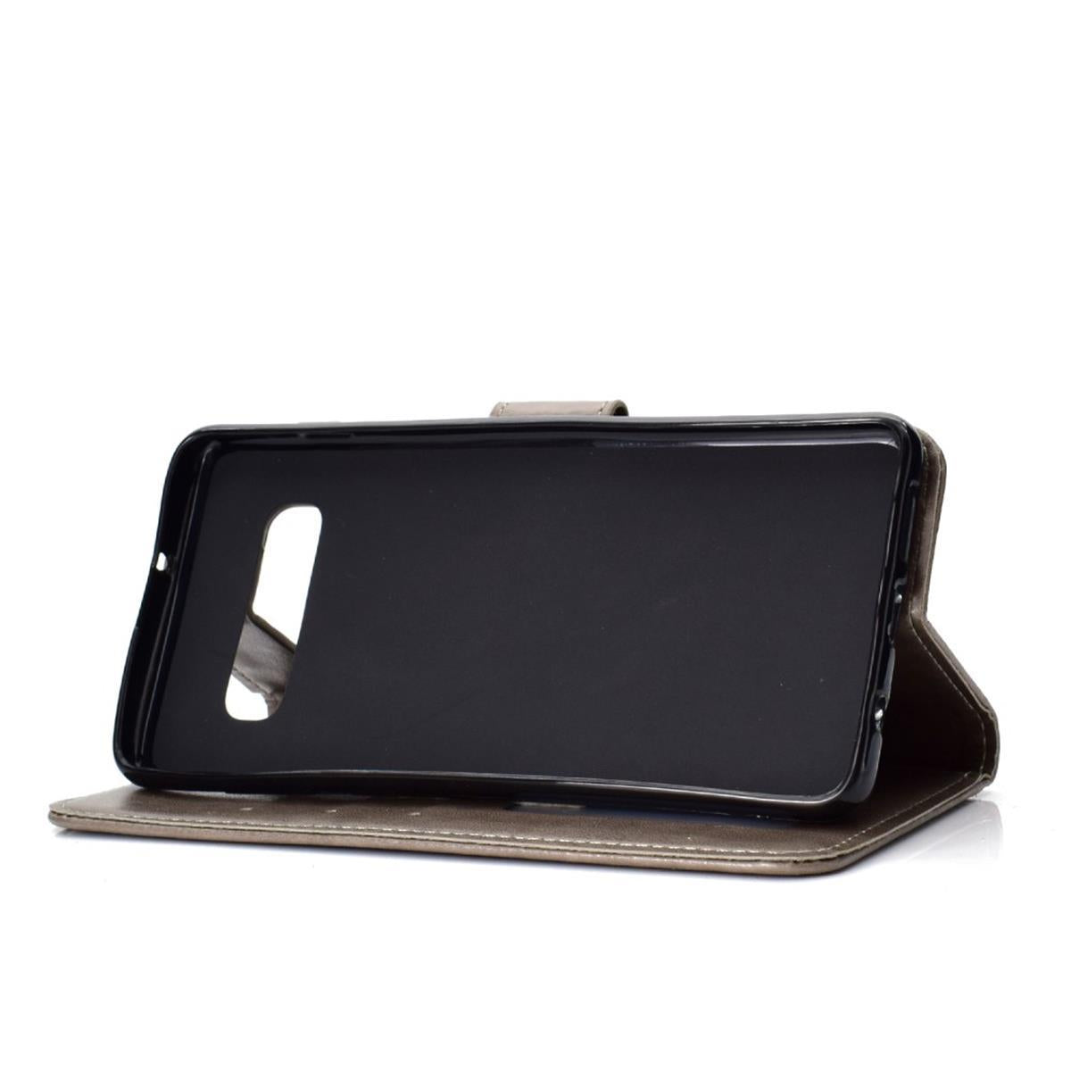 Hülle für Samsung Galaxy Note 8 Handy Tasche Flip Case Cover Etui Mandala Grau