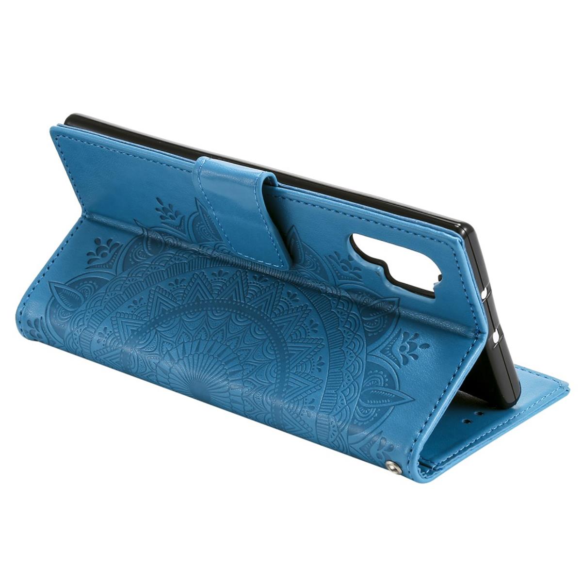 Hülle für Samsung Galaxy A32 4G Handy Tasche Flip Case Cover Etui Mandala Blau
