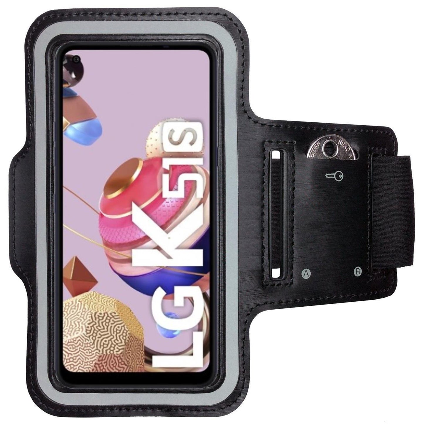Sportarmband für LG K51s Sport Fitness Hülle Armband Handy Laufhülle