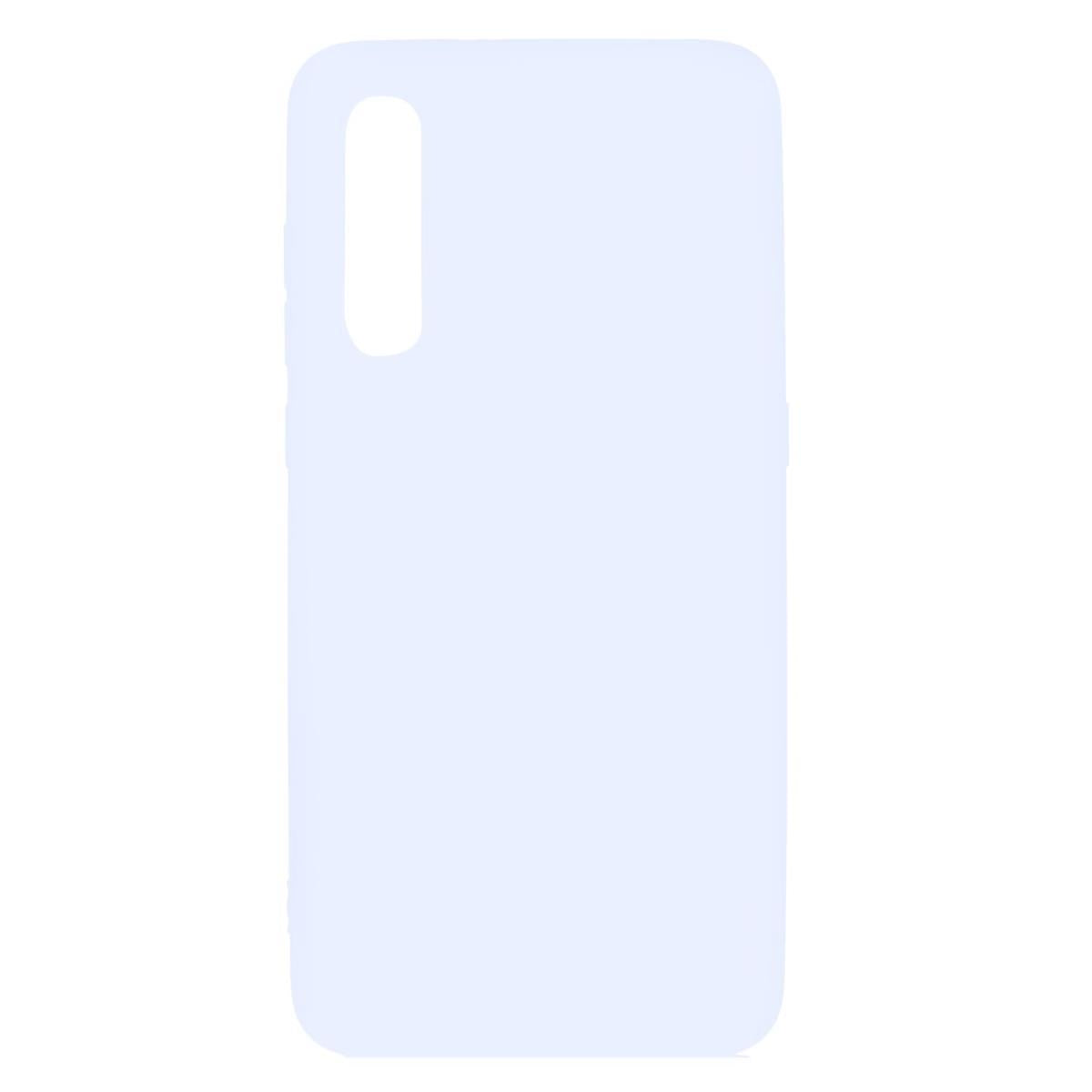 Hülle für Samsung Galaxy A50/A30s Handyhülle Silikon Case Cover Handytasche matt weiß