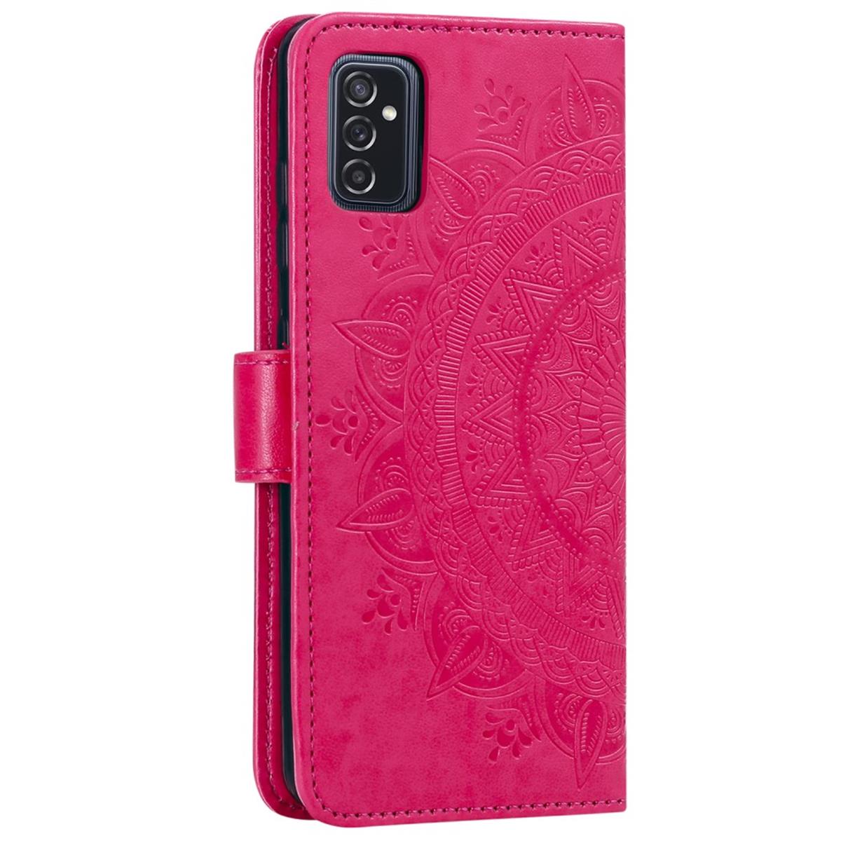 Hülle für Samsung Galaxy M52 5G Handyhülle Flip Case Cover Etui Mandala Pink