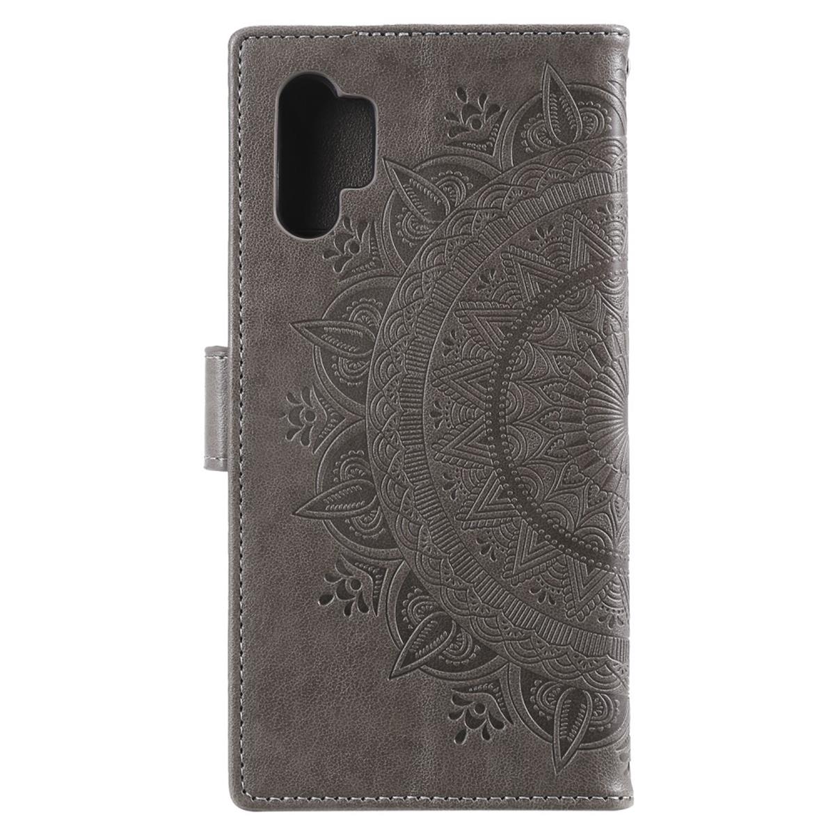 Hülle für Samsung Galaxy A32 4G Handy Tasche Flip Case Cover Etui Mandala Grau
