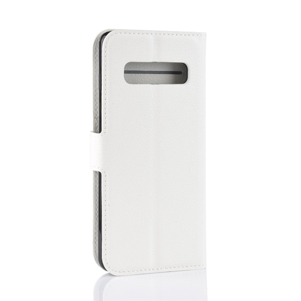 Hülle für Samsung Galaxy S10+ (Plus) Handyhülle Flip Case Schutzhülle Cover Weiß
