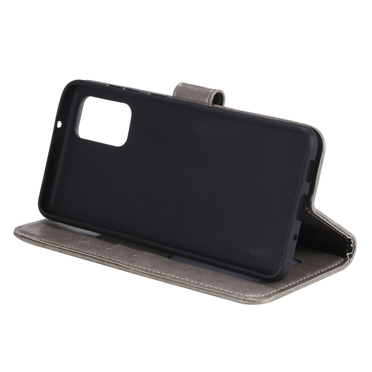 Hülle für Samsung Galaxy M13/M23 5G Handyhülle Flip Case Cover Etui Mandala Grau