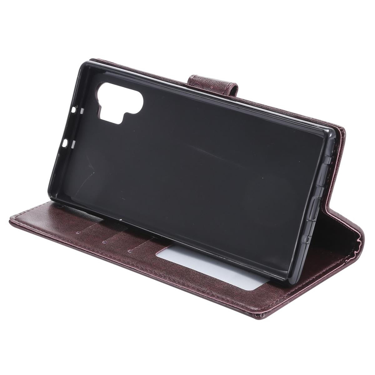 Hülle für Samsung Galaxy A32 4G Handy Tasche Flip Case Cover Etui Mandala Braun