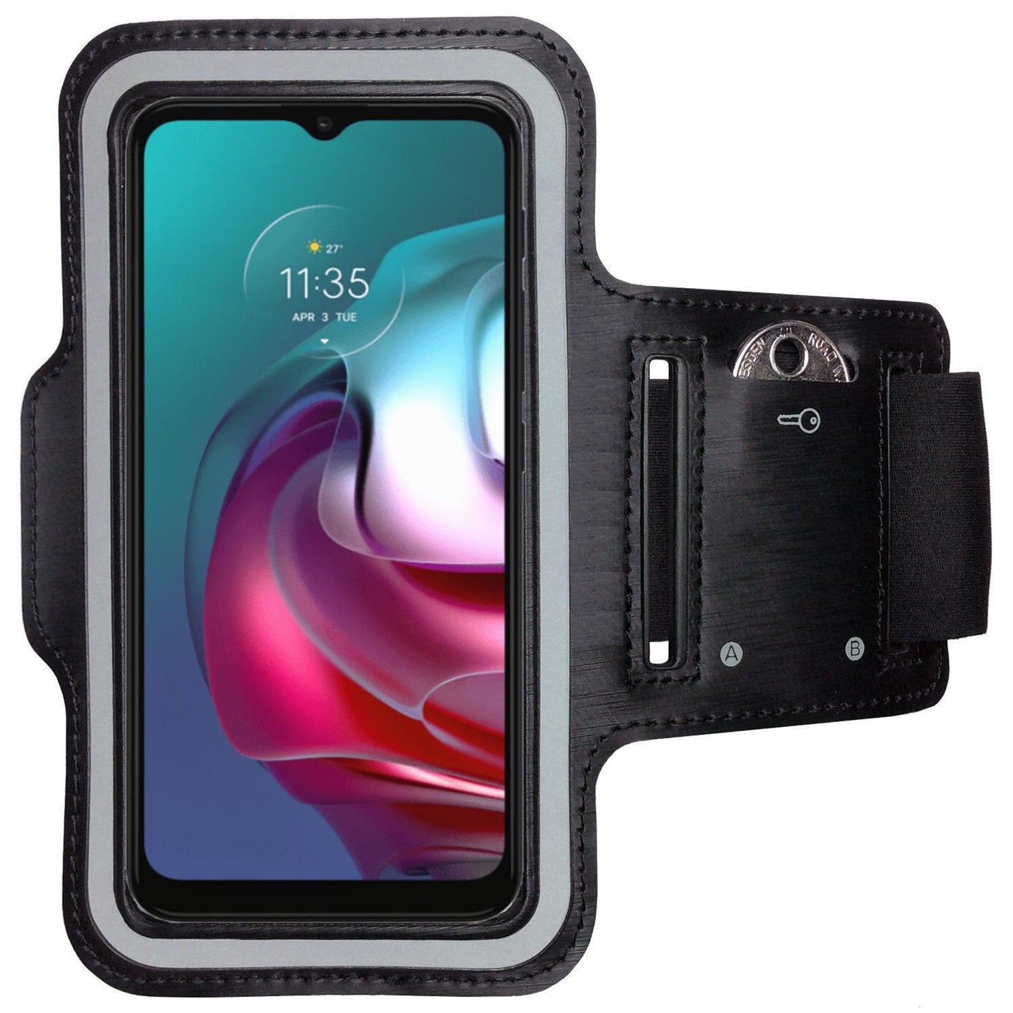 Sportarmband für Motorola Moto G30 Handytasche Fitness Armband Jogging Laufhülle