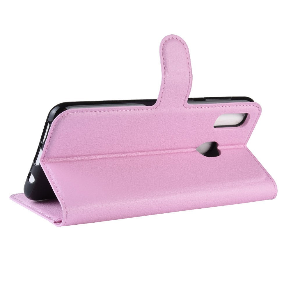 Hülle für Samsung Galaxy A40 Handyhülle Flip Case Cover Handytasche Etui Rosa