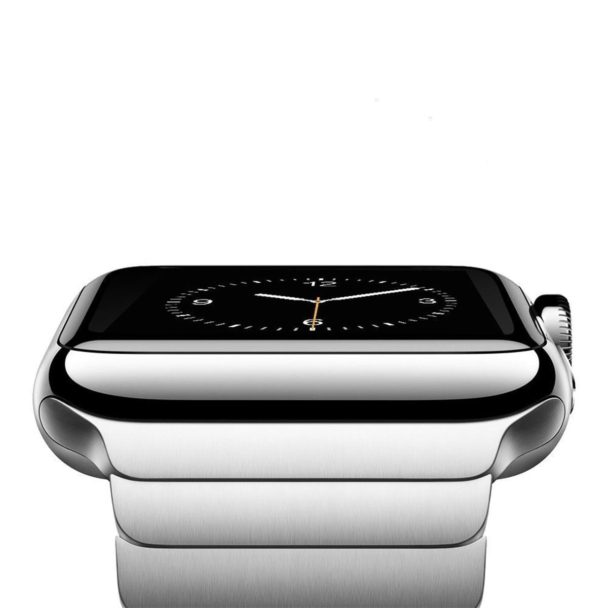 Gliederarmband für Apple Watch 41/40/38mm Ersatz Band Series 8/7/6/SE/5/4 Silber