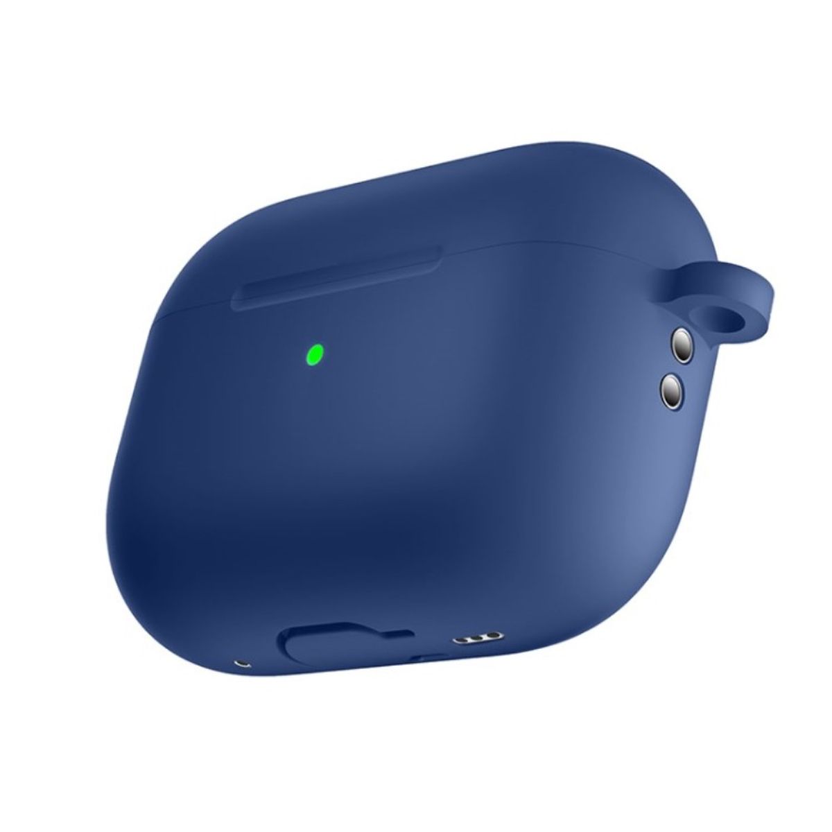 Hülle für Apple AirPods Pro 2 Silikon Case Cover Bumper Schutzhülle Dunkelblau