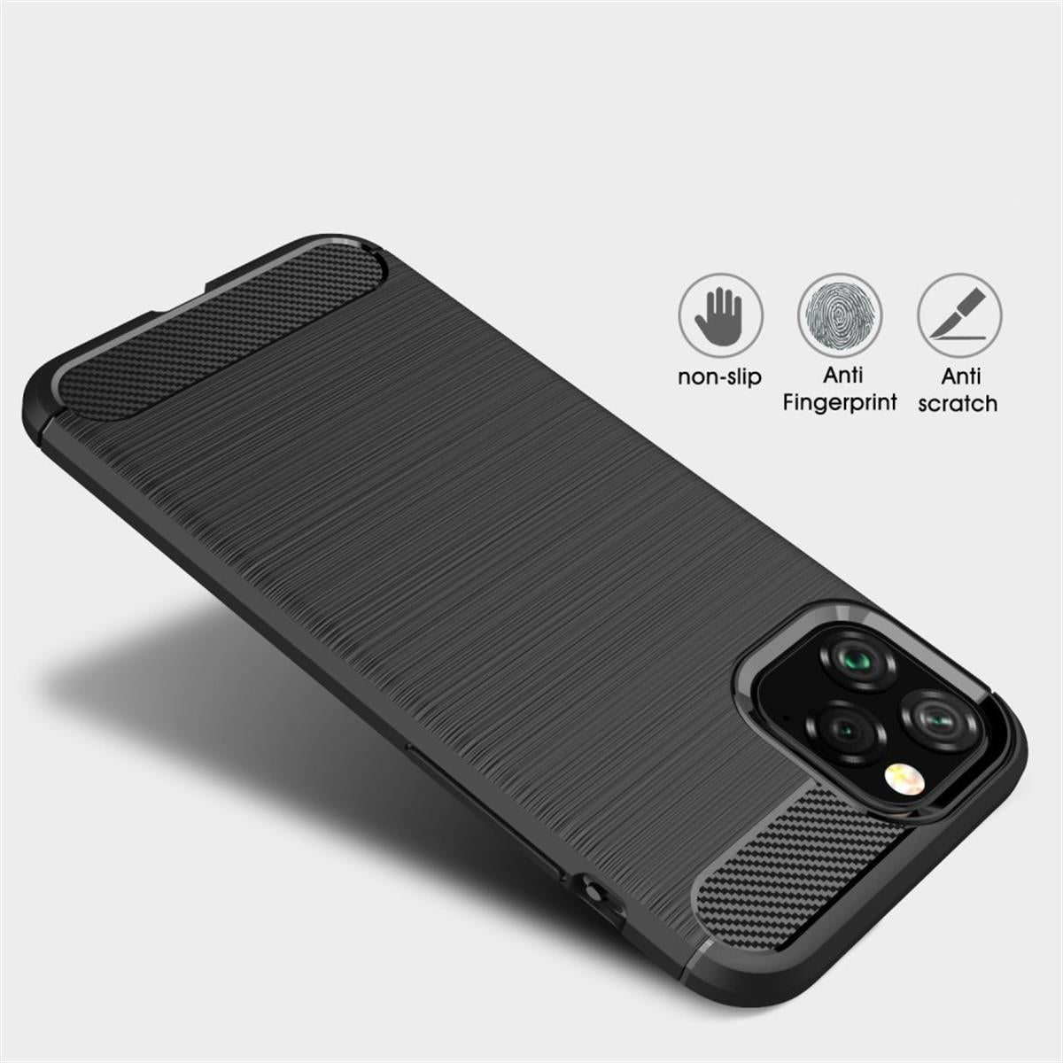 Hülle für Apple iPhone 11 Handyhülle Cover Schutzhülle Soft Case Carbonn