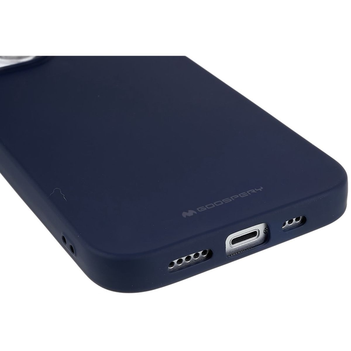 Hülle für Apple iPhone 14 Handyhülle Silikon Case Cover Bumper Handy Matt Blau